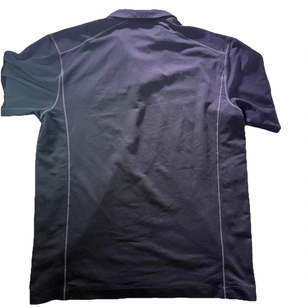 Nike Golf Polo Shirt Mens Large Black Dri-FIT Performance Athletic Casual Logo - Picture 5 of 7